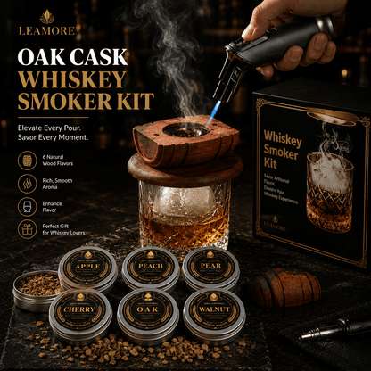 LEA&MORE Whiskey Smoker Gift Set