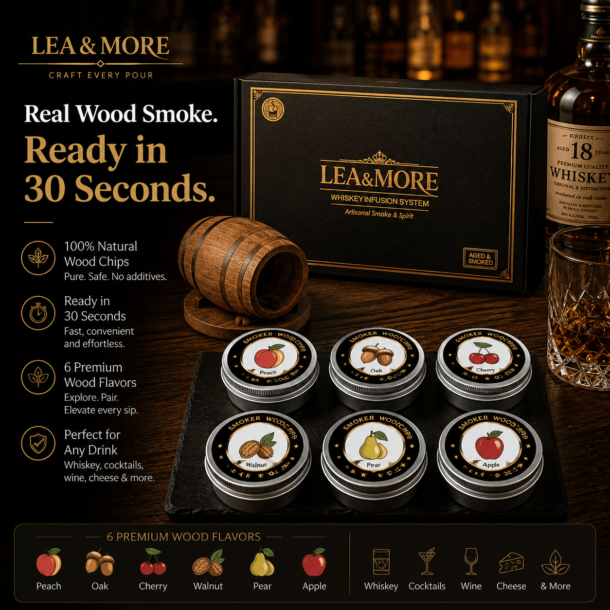 LEA&MORE Classic Smoker Kit