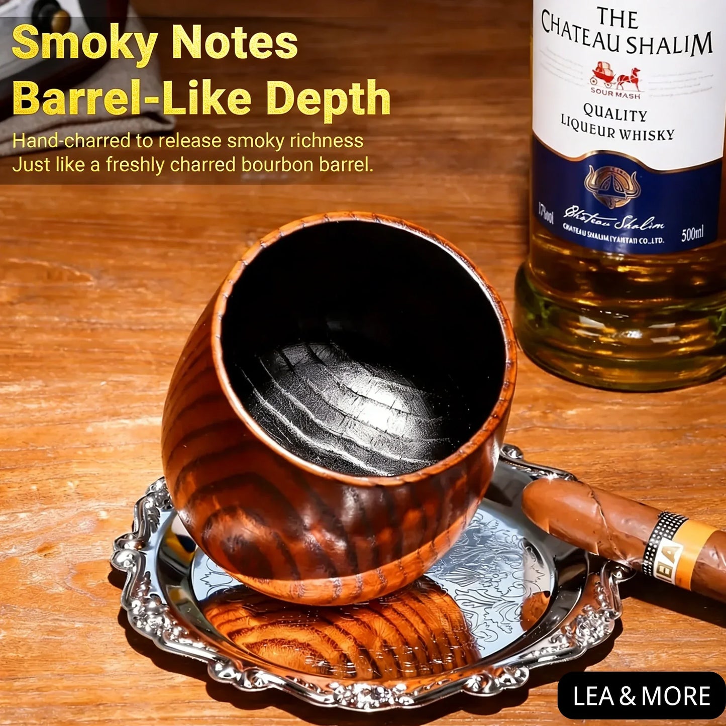 Smoky Barrel Whiskey Tumbler