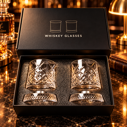 LEA&MORE Revolve Whiskey Glass Set