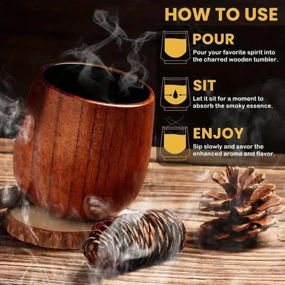 Smoky Barrel Whiskey Tumbler